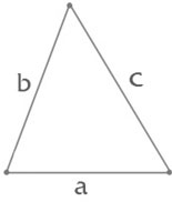 Omtrek van een driehoek